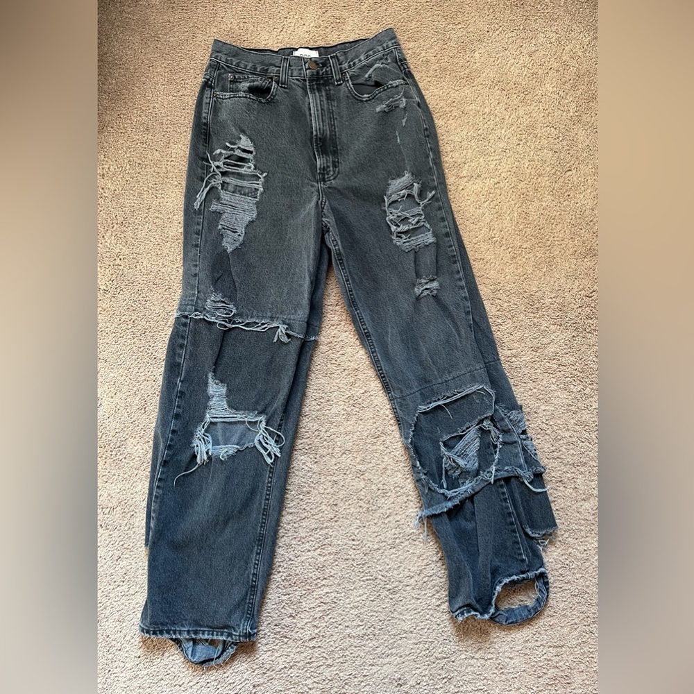 BDG x Urban Outfitters High Rise Loose and Baggy Torn Jeans